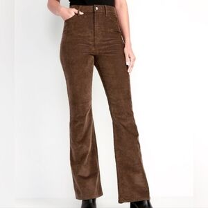 Old Navy Chocolate Corduroy Flare Pants